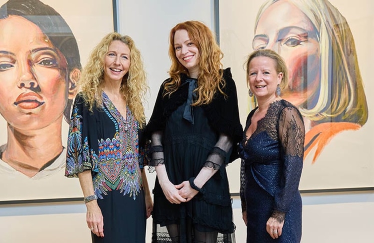 V.l.n.r. Sophie Zetter-Schwaiger, Mercedes Helnwein und Claudia Kovacek-Longin ©Alexander Tuma