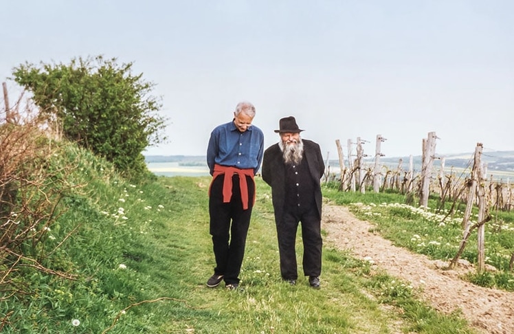 Karlheinz Essl und Hermann Nitsch ©Agnes Essl