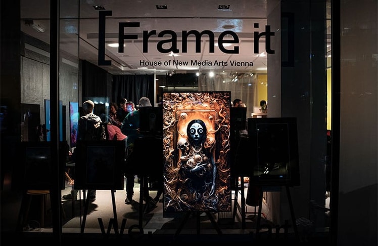 "Frame it" im weXelerate, Praterstraße 1, 1020 Vienna ©Mathias Kniepeiss