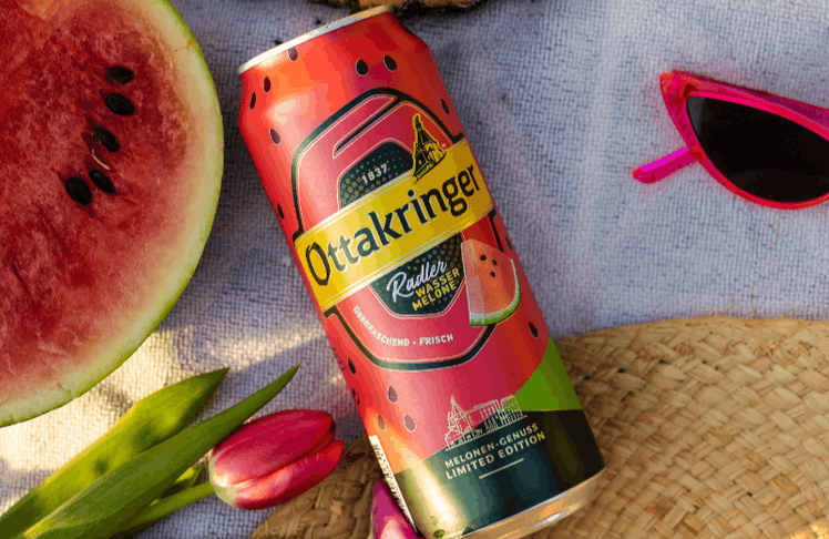 Das Ottakringer Radler Wassermelone ist heuer in die Regale zurückgekehrt © The Guardians of Social Media