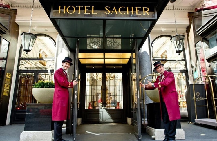 Das Hotel Sacher in Wien darf sich über eine 3-Key-Bewertung freuen. © Hotel Sacher Wien