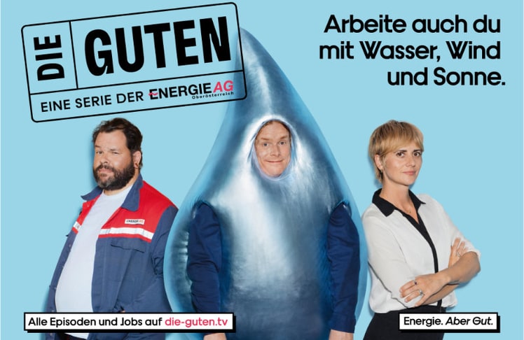 Employer Branding-Kampagne – Wasser © Energie AG 