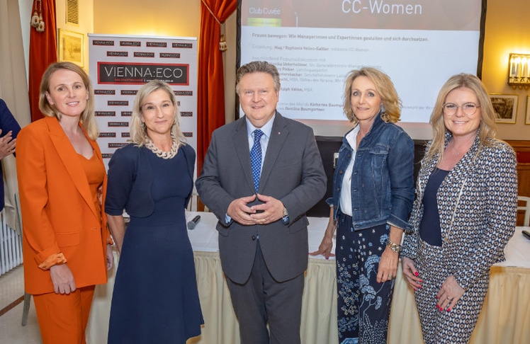 V.l.n.r.: Petra Pinker, Monica Unterholzner, Michael Ludwig, Maria Hötschl und Monika Rintersbacher © LEADERSNET/C. Mikes