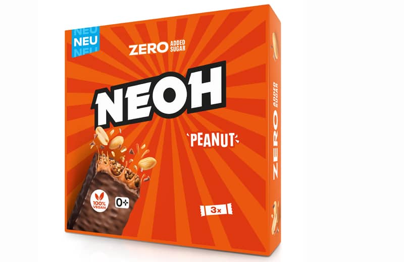 Der neue Peanut-Riegel von Neoh © NEOH 