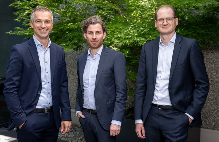 Jürgen Öllinger, Brian Beck und Florian Klein © REWE/Robert Harson