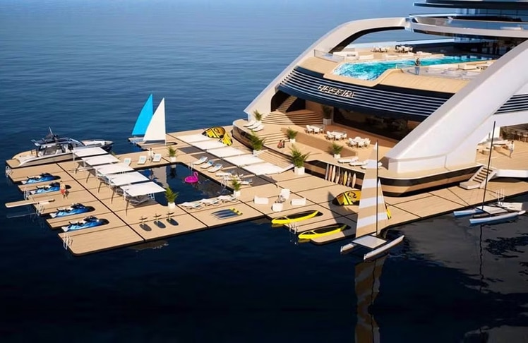 Das Luxus-Schiff ist auch für dauerhafte Bewohner:innen ausgelegt. © Ulyssia Residences AG