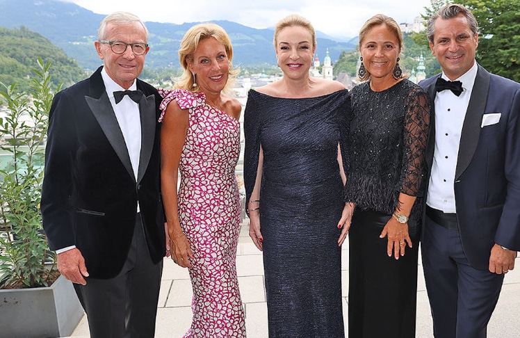 V.l.n.r.: Wilfried und Christina Haslauer, Kristina Hammer und Barbara und Peter Unterkofler © LEADERSNET/U. Brandl