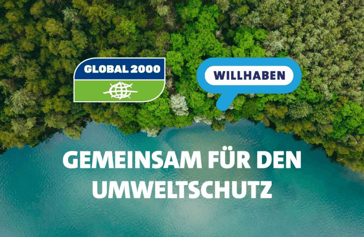 willhaben und Global 2000 treten ab sofort gemeinsam für den Umweltschutz ein © willhaben/ GLOBAL 2000