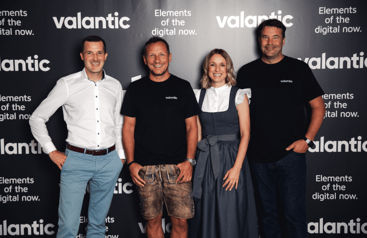 V.l.n.r. Führungsquartett Stephan Siller, Patrick Edelmayr, Ines Eschbacher und Roland Dessovic © valantic Austria