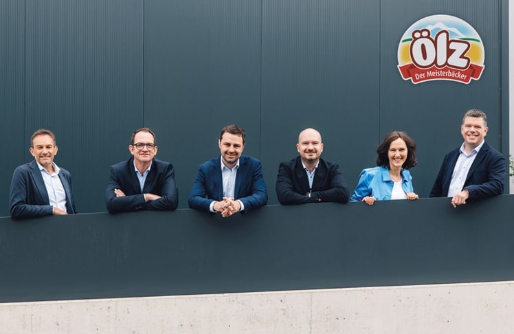 V.l.n.r.: Walter Maurer, Markus Stammen, Paul Steyrer, Michael Tschütscher, Doris Wendel und Manuel Philipp © Nina Bröll Fotografie/Ölz der Meisterbäcker