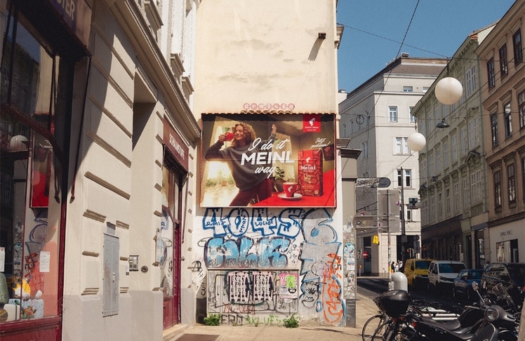 "I do it MEINL way" wird u.a. als OOH-Plakatkampagne ausgespielt © Julius Meinl