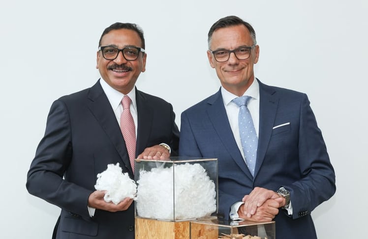 Rohit Aggarwal und Stephan Sielaff © Lenzing AG/Franz Neumayr