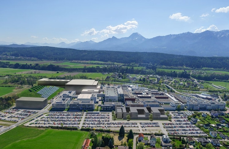 Der Infineon Standort in Villach © Infineon Austria