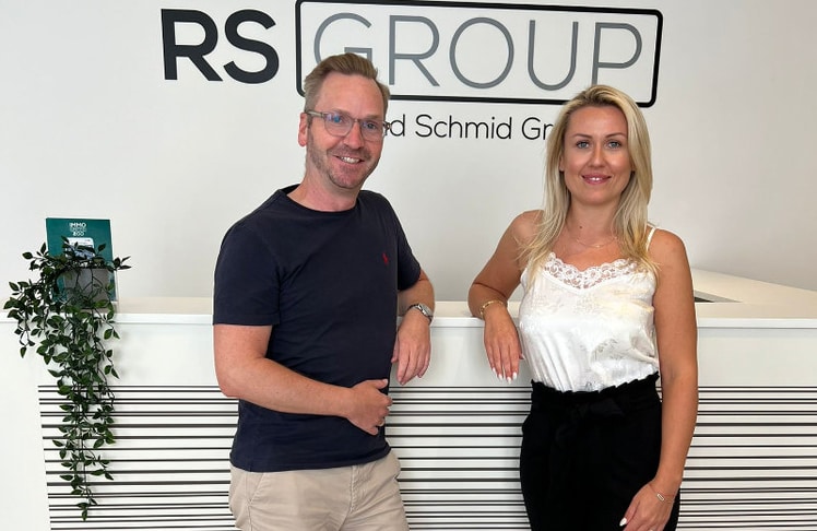 Roland Schmid, Eigentümer und Geschäftsführer mit Nicole Paszek, Key Account Managerin © IMMOunited GmbH