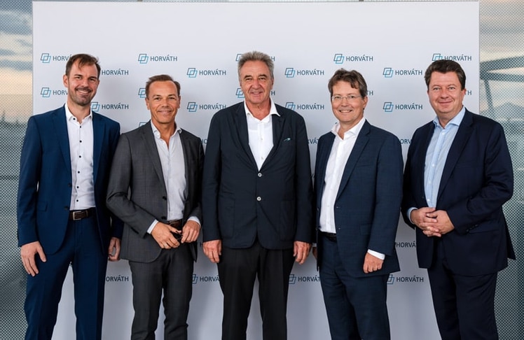 V.l.n.r.: Stefan Leber, Gerhard Pichler, Gerhard Roiss, Stefan Bergsmann und Clemens Taschée © Wearegiving