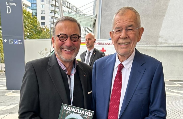 Heinz Stiastny und Alexander Van der Bellen © ZRK