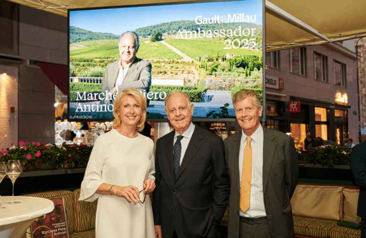 V.l.n.r.: Martina Hohenlohe, Piero Antinori und Karl Hohenlohe © Barbara Ster