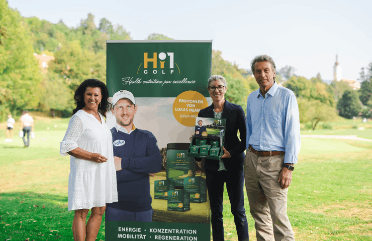 V.l.n.r.: Anita Frauenwallner, Simone Kumhofer und Johannes Goess-Saurau © Hi1 Golf/ Murhof Gruppe
