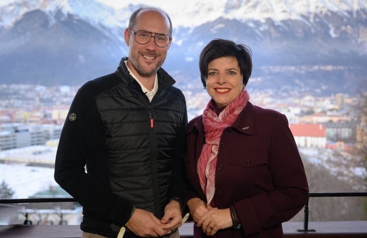 Tourismus-Landesrat Mario Gerber und Tirol Werbung-Geschäftsführerin Karin Seiler