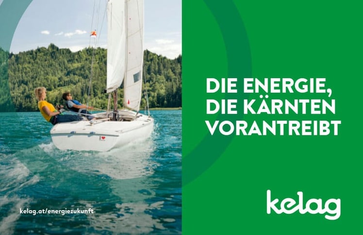 Im Zentrum der Kampagne steht der Slogan "Die Energie, die Kärnten vorantreibt".