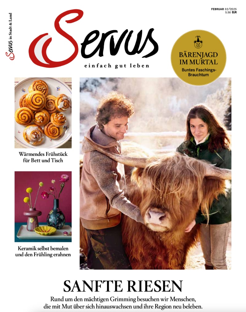 Servus Magazin Ausgabe Februar 2025